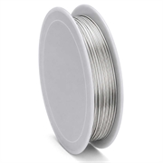 Smykkewire. Platineret kobber. 0.6 mm.